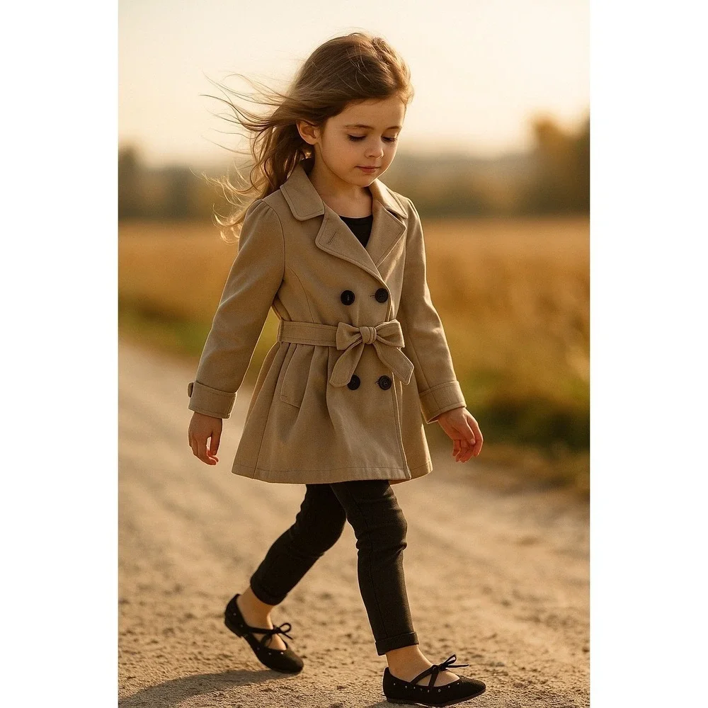 Kids Black Mary Jane Flats Shoes Studded‎ Bow Size 3 Wonder Nation